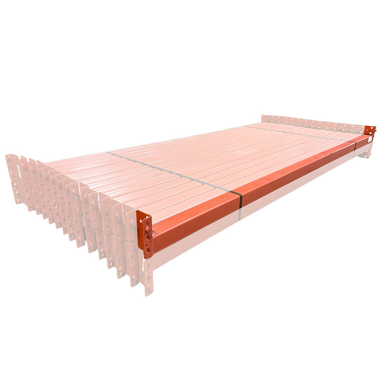 108" x 2 3/4" Used Teardrop Pallet Rack Beam- Punch Style - 170569