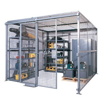 20' x 20' x 8' Security Cage- 4 sides with roof - DS 703063