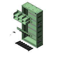 Weapons Rack : (6) M240Bs with Bins - DS 710540