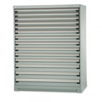 48"x27"x60" Wide-Profile Drawer Cabinet- 14 Drawers- Blue - 5613918P