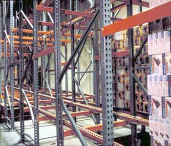 144" x 54" New Pallet Flow System- 9 Pallet Positions - 199066SY