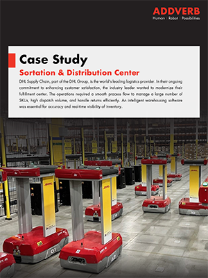 Cover image of Addverb case study on DHL solution