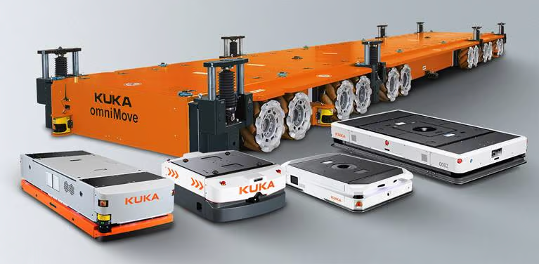 Five models of KUKA AMR robots