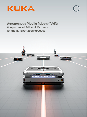 Cover of a KUKA case study comparing AMR to other good transportation systems