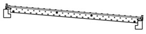 Deck-Track w/stops on both ends, use in Push-Back Applications.