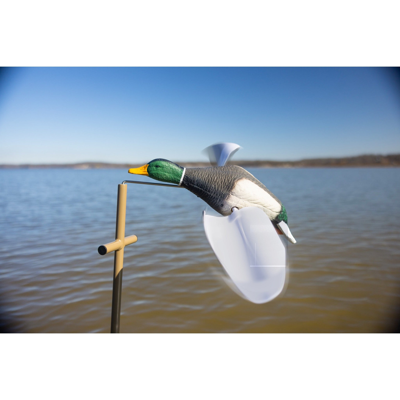 Higdon Flasher Flyer Breeze wind spinner over water
