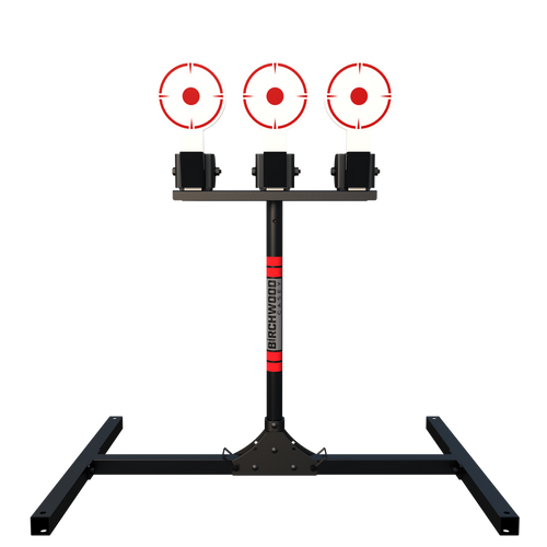 Birchwood Casey 3 Spring Loaded Self-resetting Targets With Plate Rack