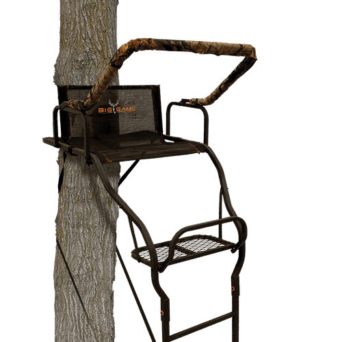 Big Game Warrior Elite Ladder Stand - 1-Man 17 ft - Double D Hunting
