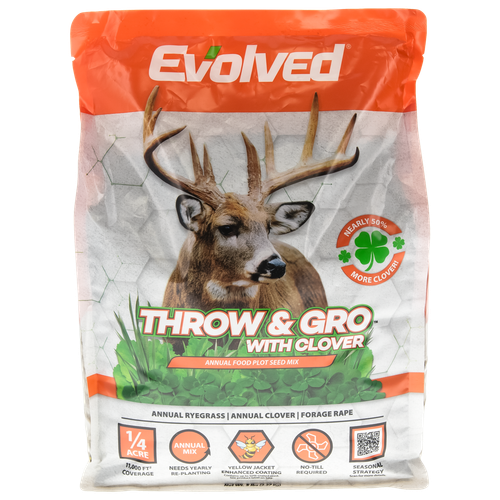 Evolved Throw & Gro with Clover - 5 lb - Double D Hunting
