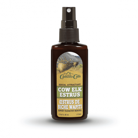 Hunter's Specialties Cow Elk Estrus Urine 2 oz atomizer bottle