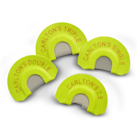 Carlton's Premium Flex elk diaphragm 4-pack in Stack Case