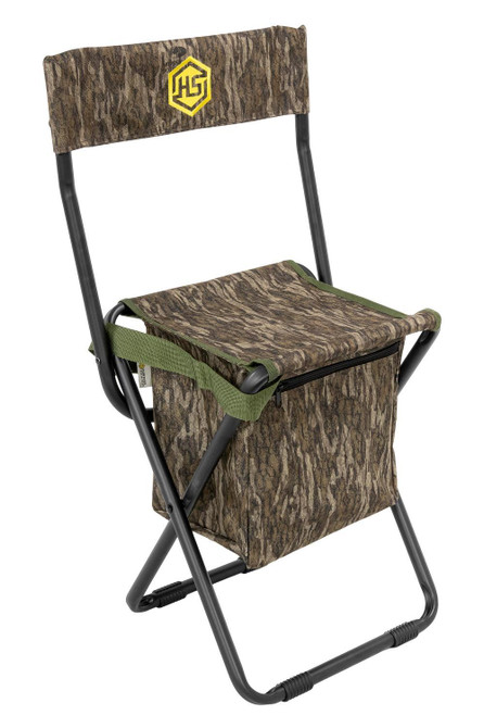 Camo DoveChair With Back in Mossy Oak Bottomland, product shot