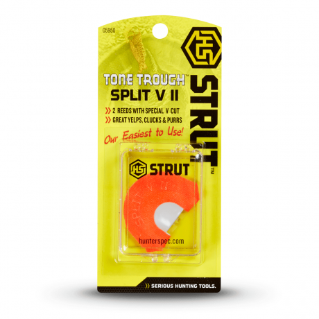 H.S. Strut Tone Trough diaphragm turkey call packaging