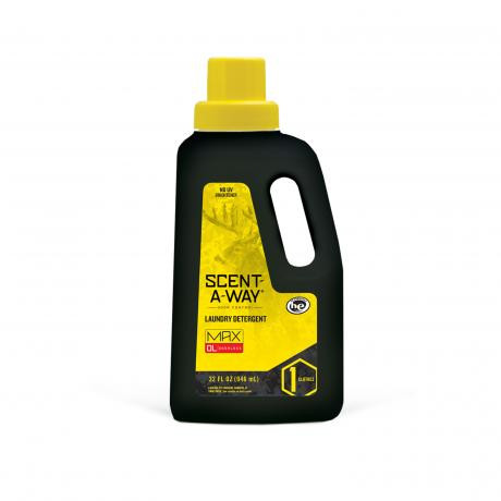 Scent-A-Way MAX Odorless Laundry Detergent, 32 oz bottle