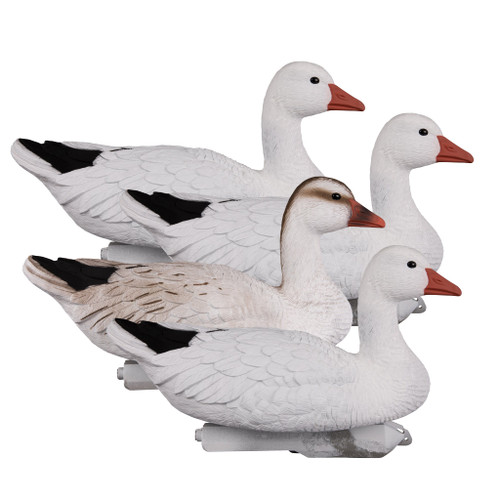 Higdon Full-Size Goose Floater Decoys - Snow - 4 Pack