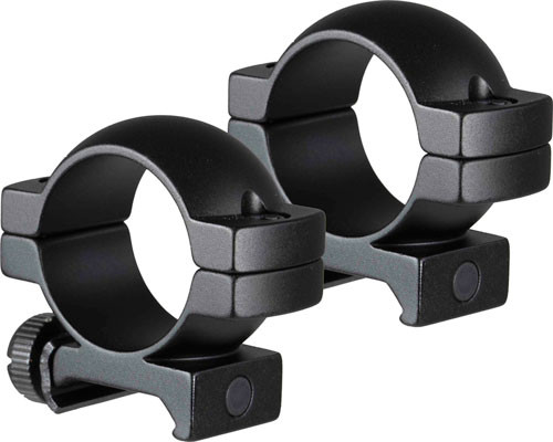 TruGlo 4-Screw Scope Rings, 1", Medium, Picatinny/Weaver, Matte