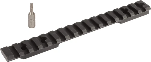 EGW Steel HD Picatinny Scope Base, Savage Round Back Short Action, 0 MOA