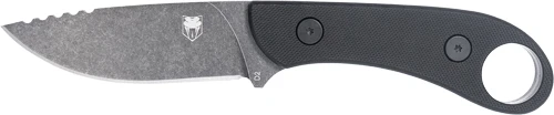 Cobratec 3.75" D2 Full Tang Skinner Knife with Kydex Sheath - Black G10