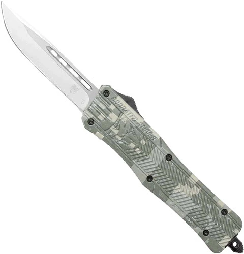 Cobratec Medium CTK1 3" Drop Point OTF Knife - Army Digi Camo