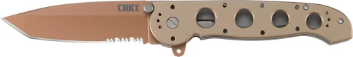 CRKT M16-13D 3.99" Triple Point Serrated Tanto Knife - Copper