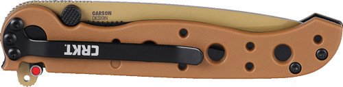 CRKT M16-10DZ 3" Half Serrated D2 Tanto Knife - Tan/Tan