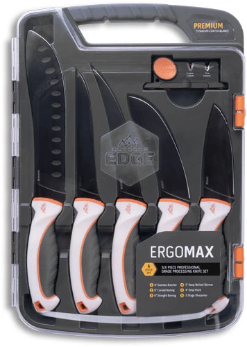 Outdoor Edge Ergo Max 6 Piece Pro Grade Processing Kit