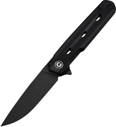 CIVIVI Navo 3.25" Liner Lock Knife - Black G10 / Black Stonewash