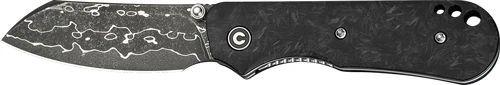 CIVIVI Crabby 2.7" Knife - Shredded Carbon Fiber / Damascus