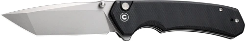 CIVIVI Brazen 3.46" Button Lock Knife - Black G10 / Stonewash