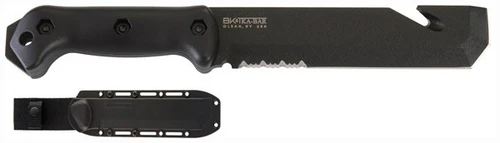 Ka-Bar Becker Tac Tool 7" Serrated with Plastic Sheath