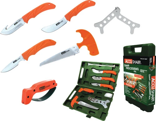 AccuSharp Complete 9-Piece Game Processing Kit with Hard Case