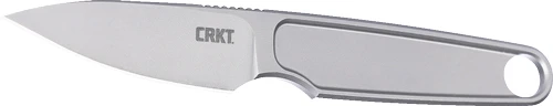 CRKT Hangti 1.68" Drop Point Knife with Sheath - Titanium