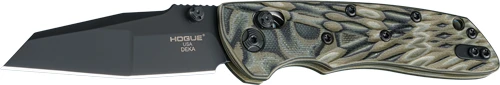 Hogue Deka 3.25" Able Lock Wharncliffe Folding Knife - Green G-Mascus