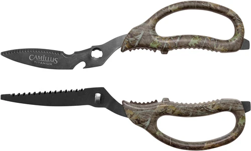 Camillus 8.75" Multi-Function Serrated Game Shears - Camo