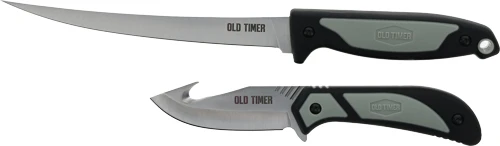 Old Timer Boss Hunting and Fishing Knife Combo Set with Sheath