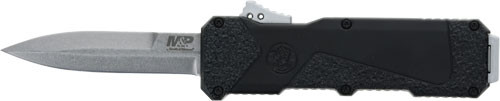 Smith & Wesson M&P H.R.T. 3" Spear Point OTF Knife with M&P 2.0 Texture - Stainless/Black