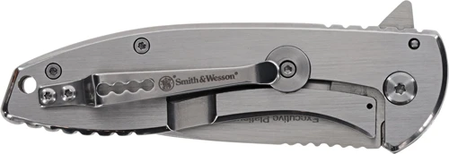 Smith & Wesson Executive Platinum 3" Drop Point Knife with Pocket Clip - Stainless/Stainless