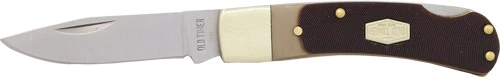 Old Timer Bear Head 1-Blade 2.2" Lockback Knife - Stainless/Delrin