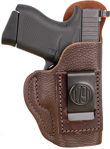 1791 Gunleather Fair Chase Deer Hide IWB Holster, Sig P365 & Similar, Brown