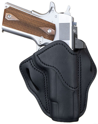 1791 Gunleather BH1 OWB Belt Holster, 1911 4-5", Optic Ready, Right Hand, Black