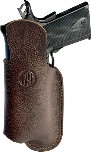 1791 Gunleather Fair Chase Deer Hide IWB Holster, Glock 17 & Similar, Optic Ready, Right Hand, Brown