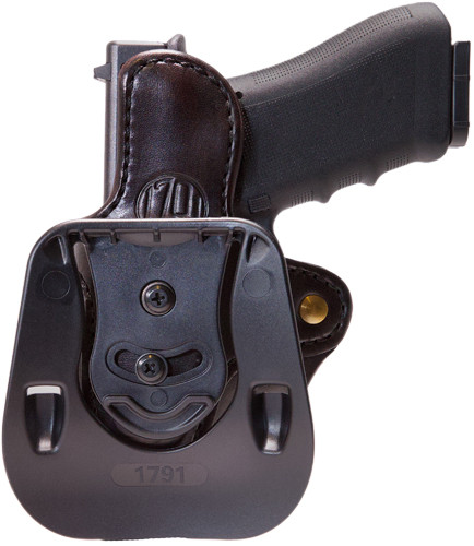 1791 Gunleather PDH2.3 Paddle Holster, 1911 4-5", Optic Ready, Right Hand, Signature Brown