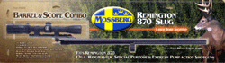 Mossberg Trophy Ported Rifled Barrel & 3-9x40 Scope for Remington 870, 12 Gauge, 24", Matte