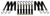 1" X 14' DURABLE RATCHET STRAPS / 6 PACK