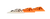 NAP Hellfire 2 Inch Vanes, White and Orange (36 Pack)