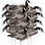 Higdon FLATS Canada Goose Motion Silhouette - Flocked - 12 Pack