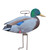 Higdon FLATS Mallard Duck Motion Silhouette - Flocked - 12 Pack