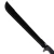 SOG SOGfari 18" Saw Back Machete with Sheath - Black