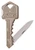 SOG Key Knife 1.5" 5Cr13MoV Lockback Knife - Brass