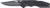 SOG Salute 3.6" 8Cr13MoV Clip Point Lockback Folding Knife - Hardcased Black